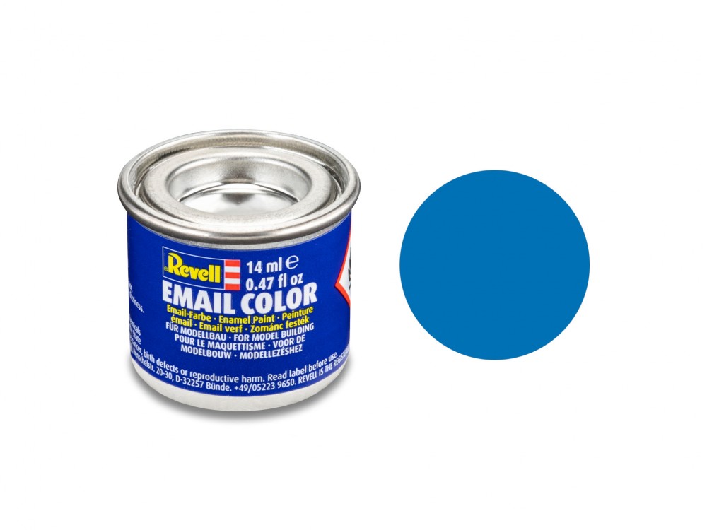 Blauw, mat RAL 5000 14 ml blik Revell modelverf
