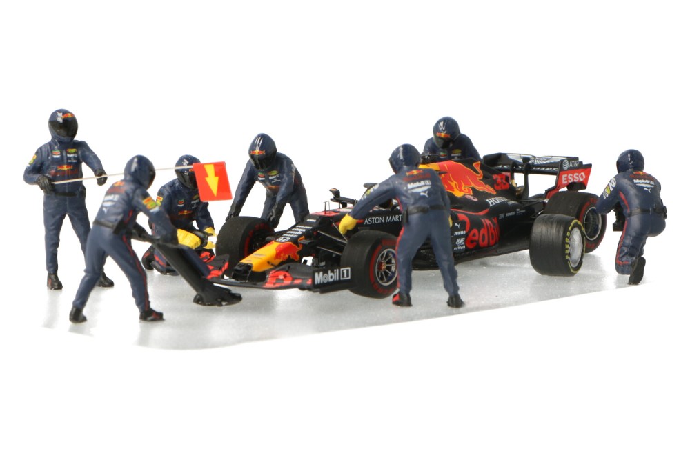 Vorm van het schip Psychiatrie fles Red Bull Racing RB16 "Pit Crew Set" | House of Modelcars
